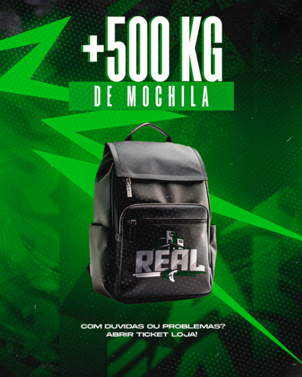 +500kg NA MOCHILA